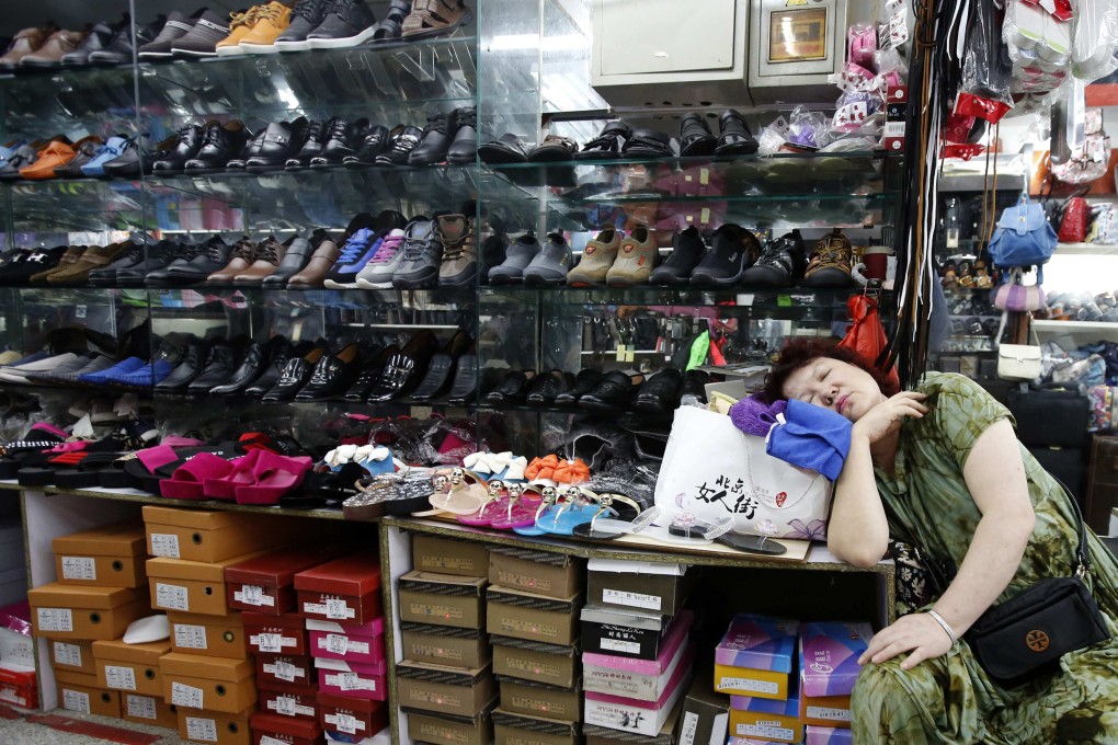 The slowdown in non-manufacturing growth may stall Beijing's plans for greater household consumption to restructure the economy. Photo: Reuters