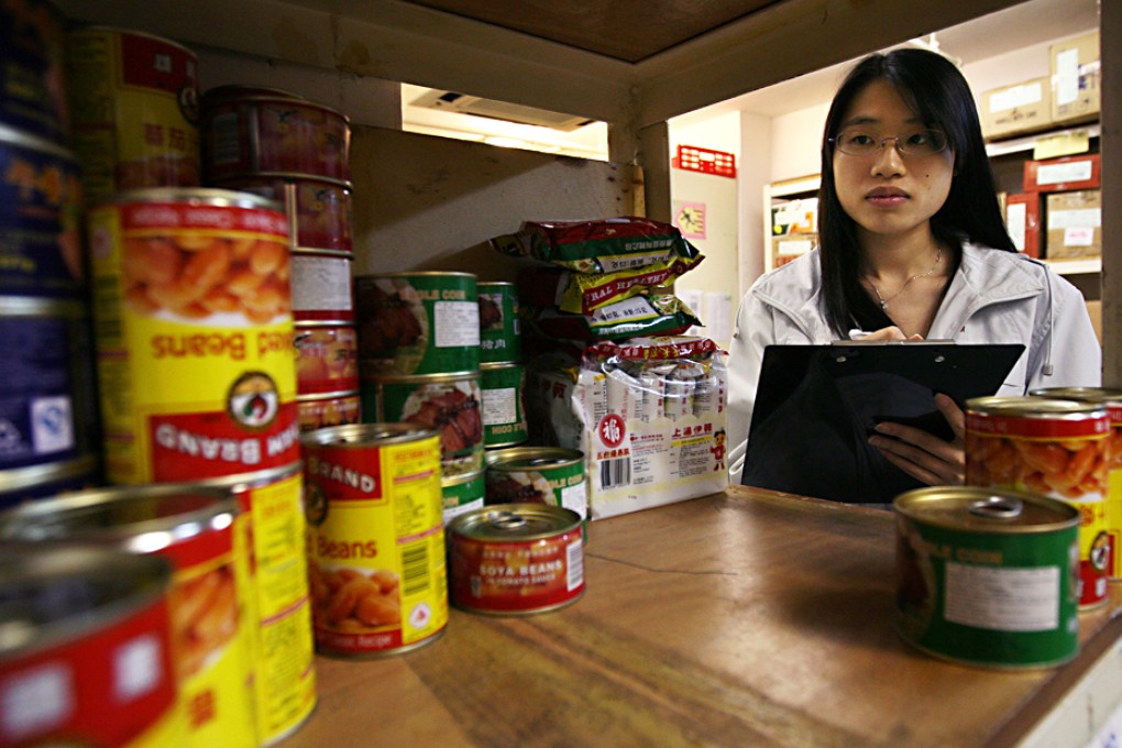 St James' Settlement food bank service manager Connie Ng Man-yin
