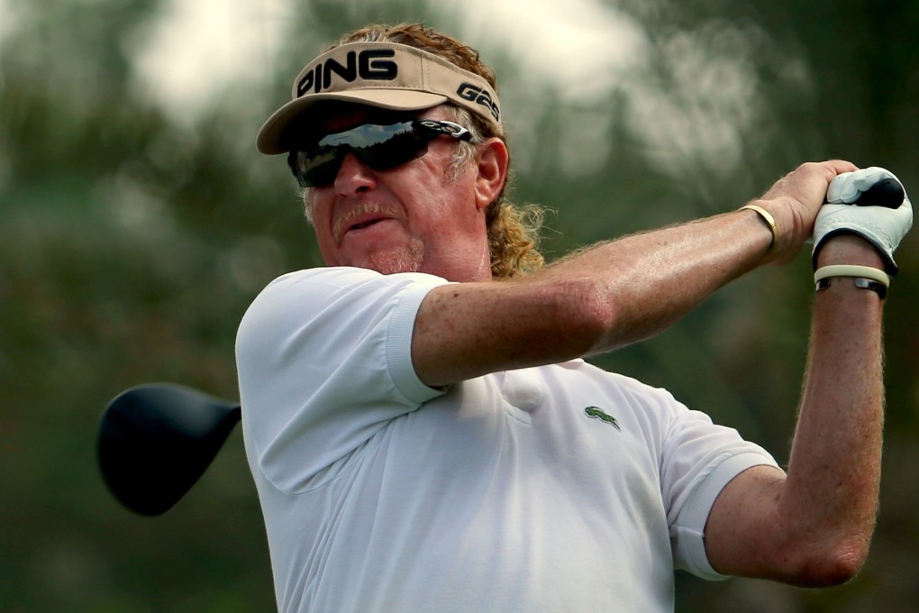 Miguel Angel Jiménez can still hold his own in the best company. Photo: AFP