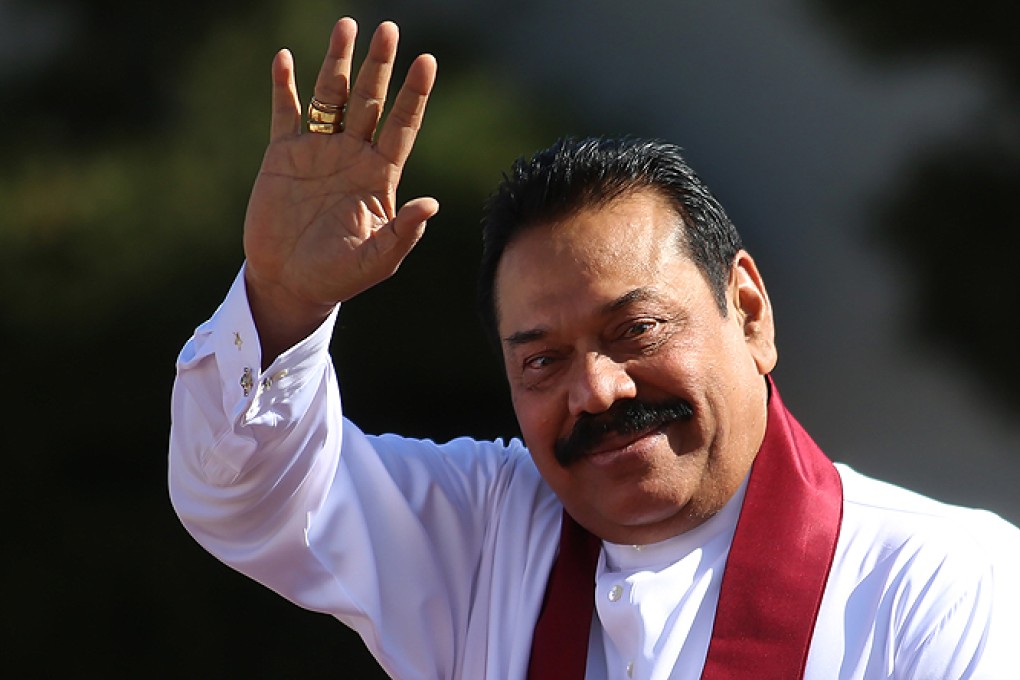Sri Lankan President Mahinda Rajapaksa. Photo: Xinhua
