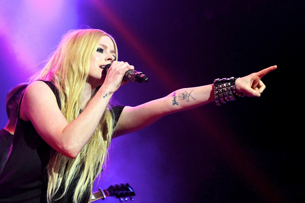 Avril Lavigne on stage in Atlanta, Georgia in December last year. Photo: Corbis