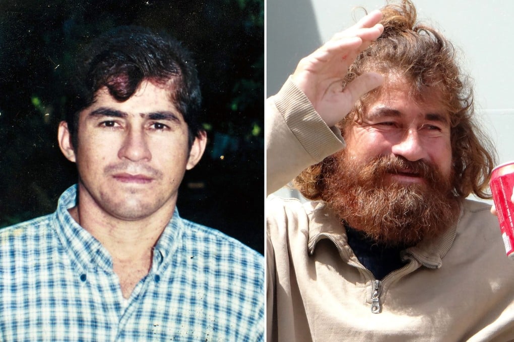 An undated photo shows El Salvadorean castaway Jose Alvarenga before setting sail (left) after he was rescued. Photo: AFP