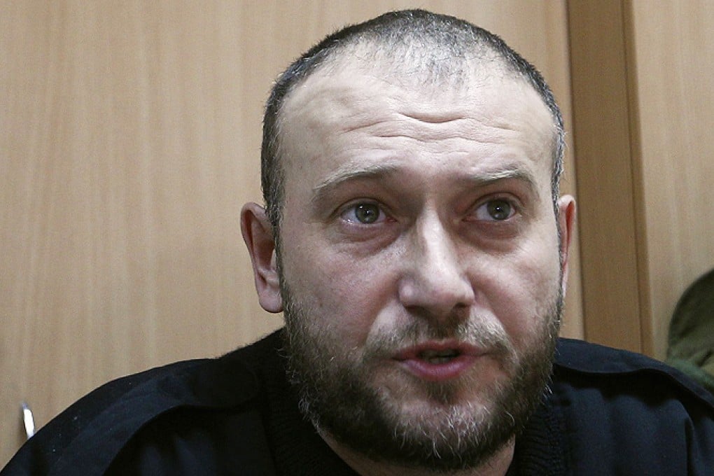 Dmytro Yarosh, right-wing leader of Pravy Sektor, speaks in Kiev in January. Photo: Reuters