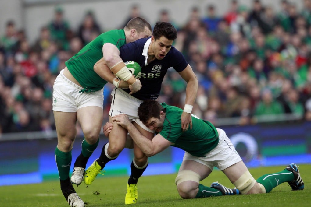 Sean Maitland limped off against Ireland. Photo: AP