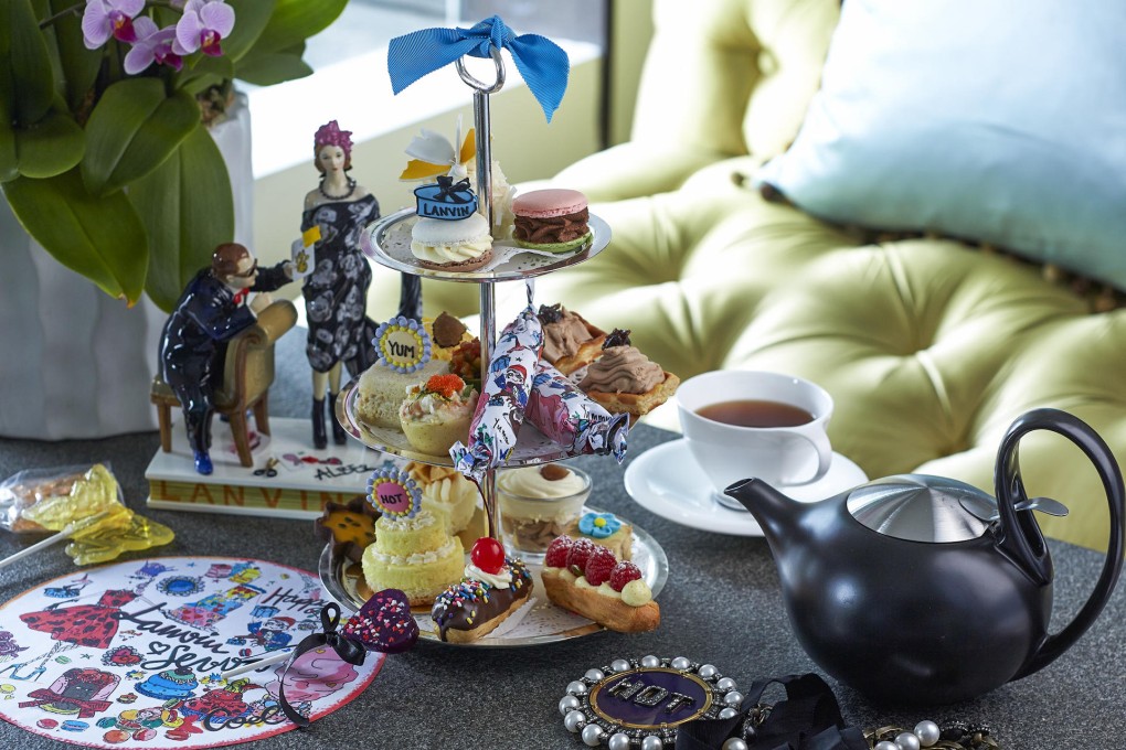 The "Lanvin Loves Sevva" afternoon tea set.