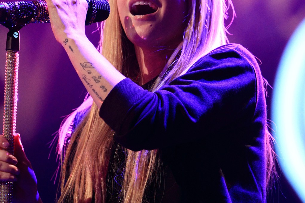 Avril Lavigne. Photo: AP