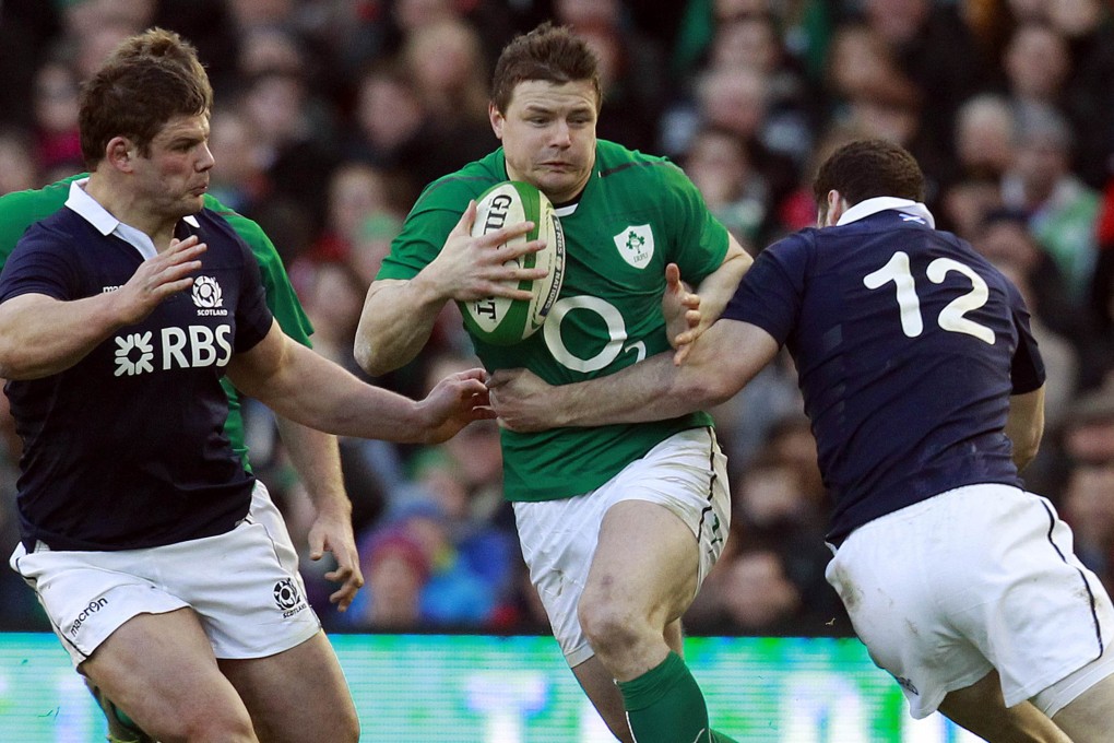 Brian O’Driscoll in action in the win over Scotland. Photo: Reuters