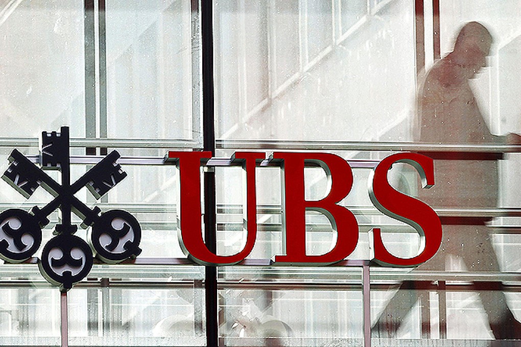UBS has suspended two Hong Kong-based bankers. Photo: Reuters
