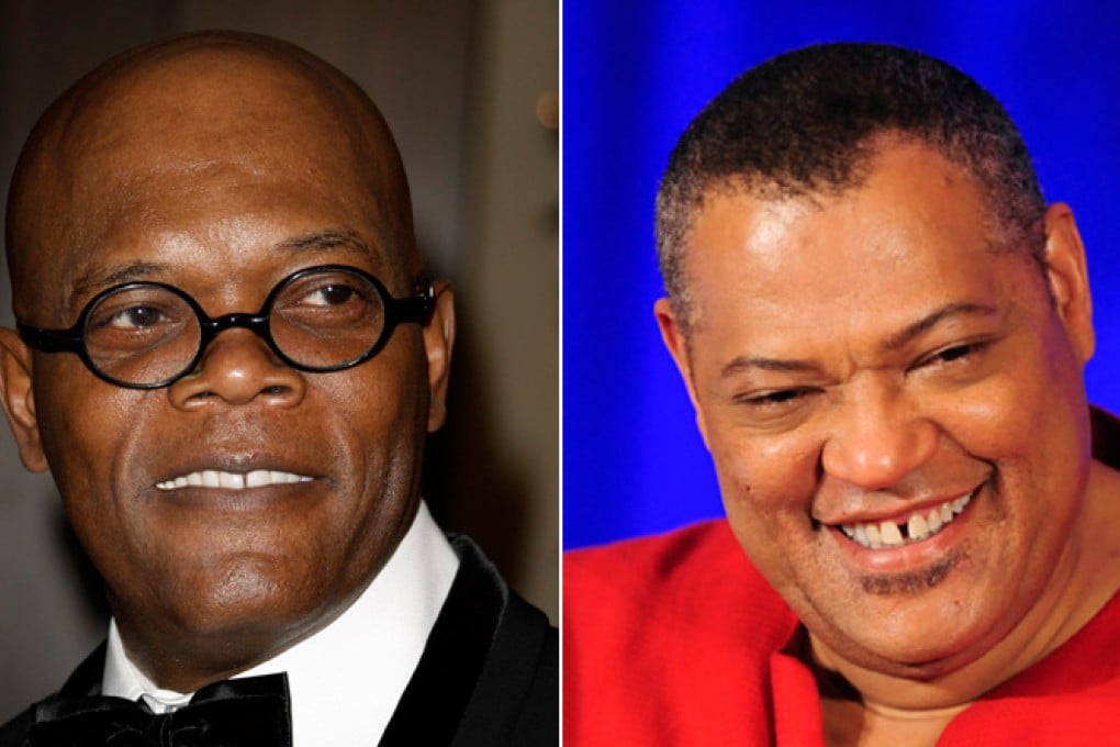 Samuel L Jackson and Laurence Fishburne. Photos: AP and Reuters