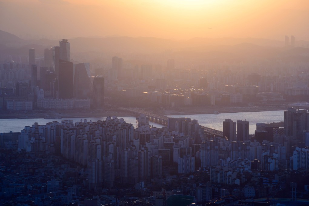 City skyline of Seoul. A woman in Seoul has been found living with the apparently embalmed body of her husband seven years after he died of cancer. Photo: AFP