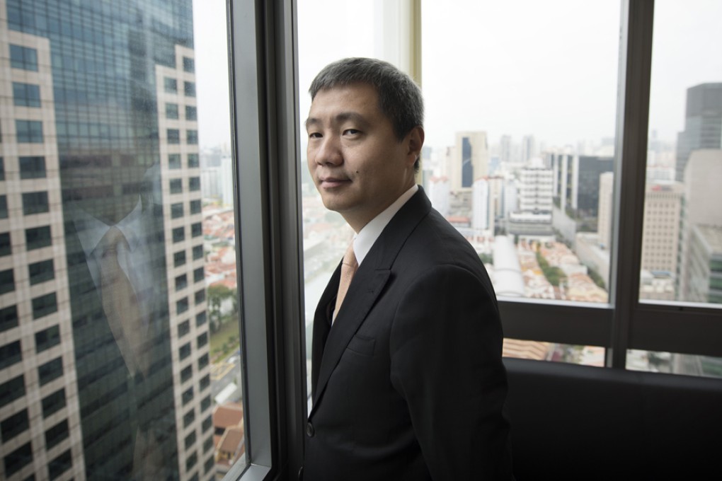Lin Yong, CEO of Haitong International. Haitong announced to waive MPF investment management fees for three years. Photo: Bloomberg