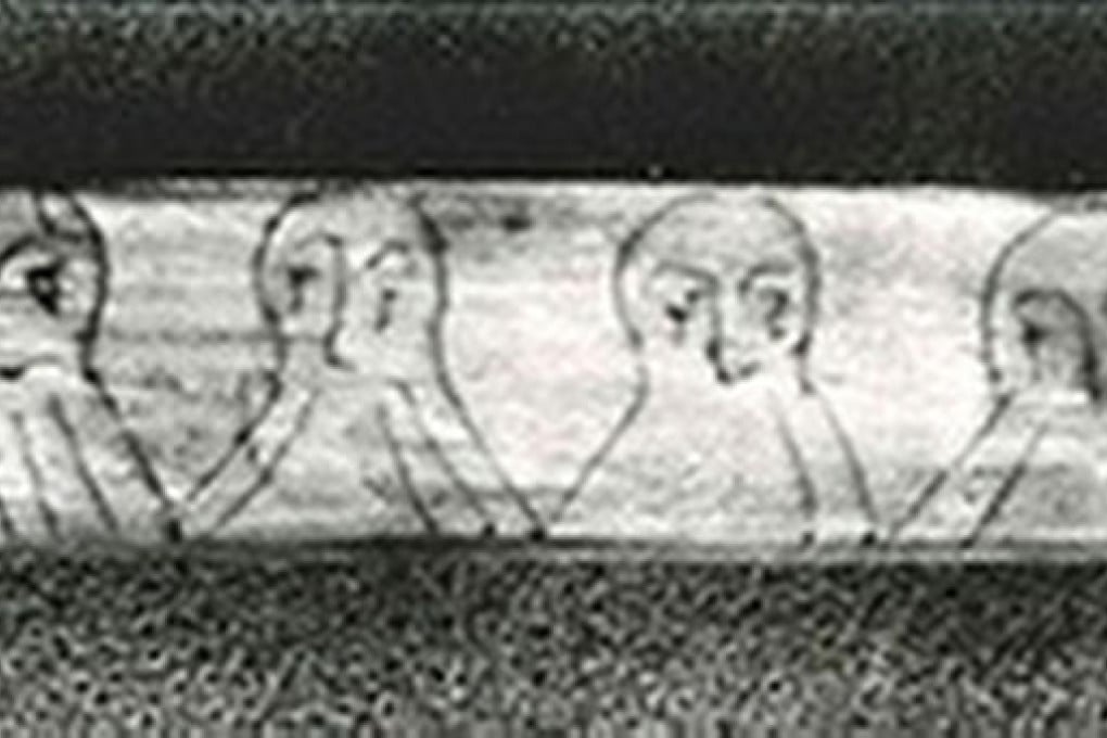 A fragment of wood with runic inscription found at the old wharf in Bergen.Photo: SCMP Picture