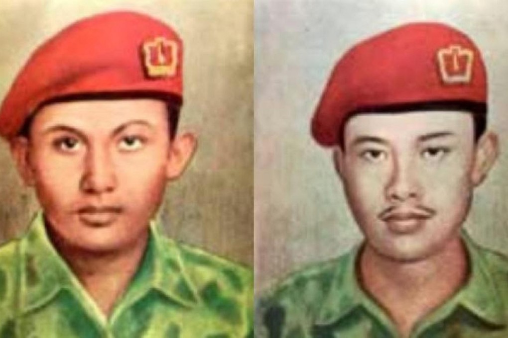 Indonesian marines Usman Haji Mohamed Ali and Harun Said