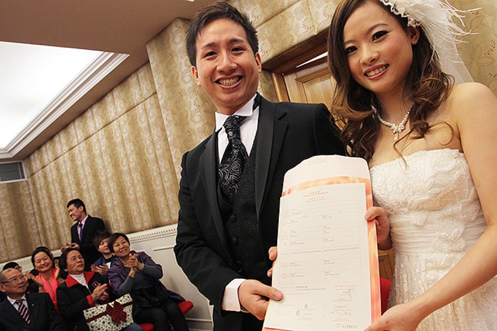 The emotional and financial price tag is seen as an indicator of the importance of the marriage itself. Photo: David Wong