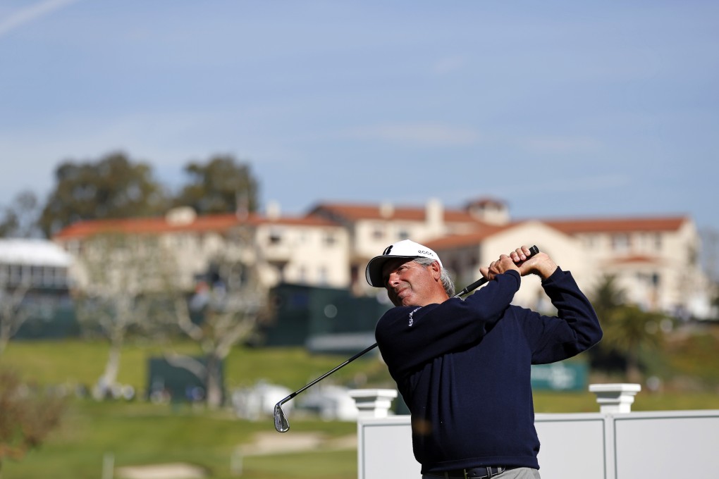 Fred Couples in action during the pro-am. Photo: AP