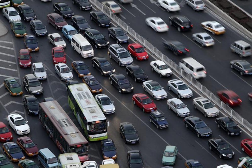 Beijing’s road congestion worsened last year despite tough measures to ease traffic flow. Photo: Reuters