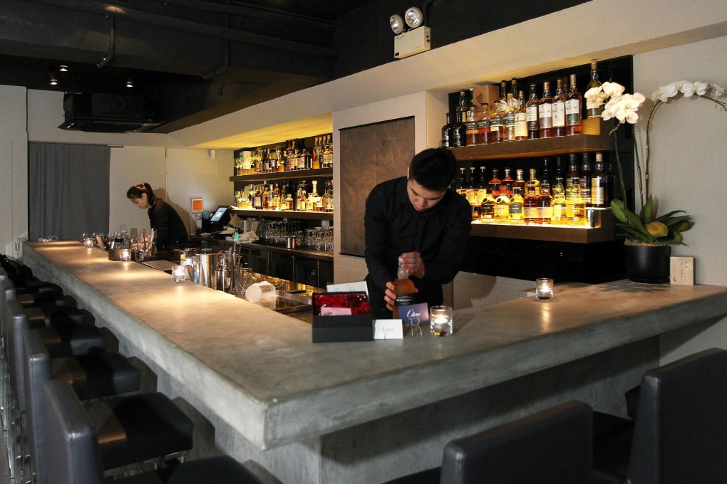 The bar staff at work. Photos: Edmond So