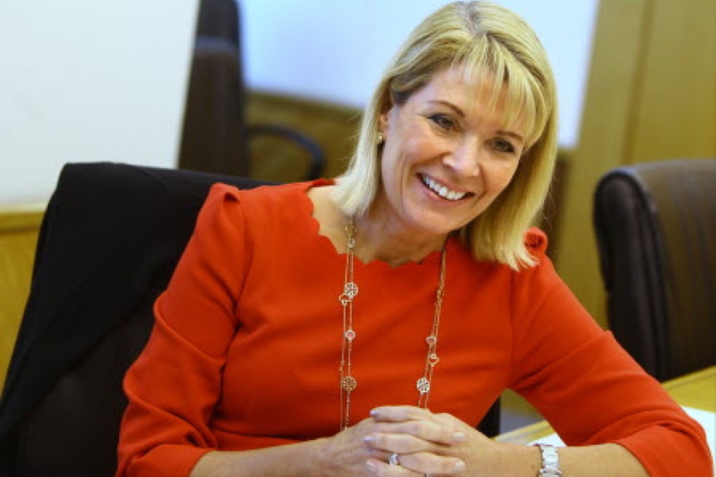 Singapore-based Andrea Muller took a break from the world of corporate finance when her children were teenagers. Photo: Jonathan Wong