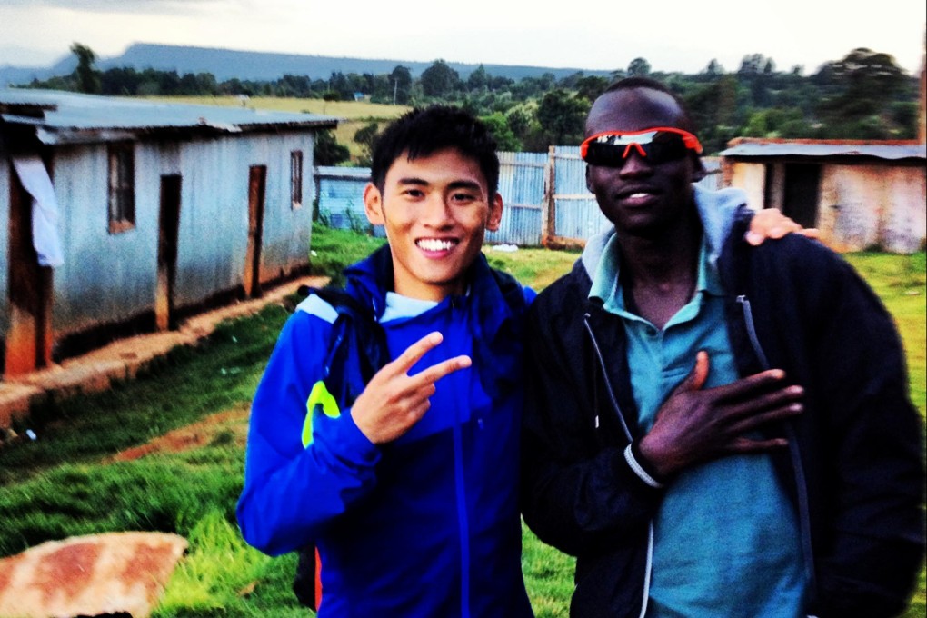 Ivan Li met Kenyan runner Wilson Kipsang Kiprotich in Iten, Kenya, during high-altitude training. Photo: SCMP Pictures