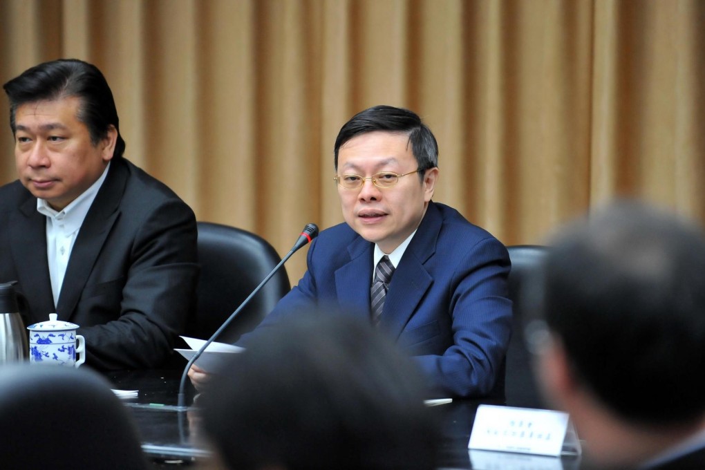 Head of Taiwan's ministerial- level Mainland Affairs Council Wang Yu-chi