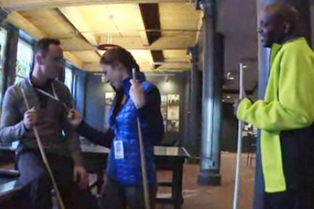 Perhaps the tamest scene from The Onion's Olympics sex spoof.