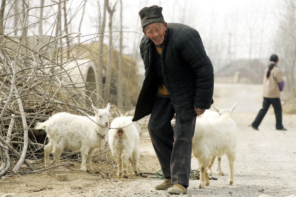 The mainland's rural population is ageing rapidly. Photo: AFP
