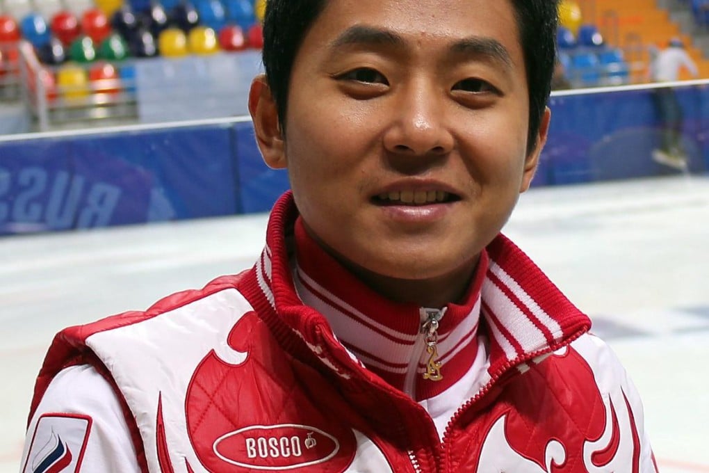 Gold medal-winning speed skater Viktor Ahn. Photo: EPA
