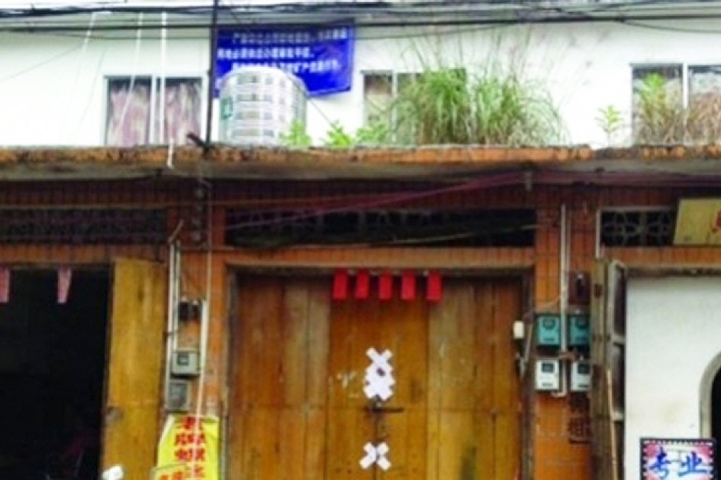 The scene of the shooting in Dapeng, Guangxi. Photo: SCMP Picutres