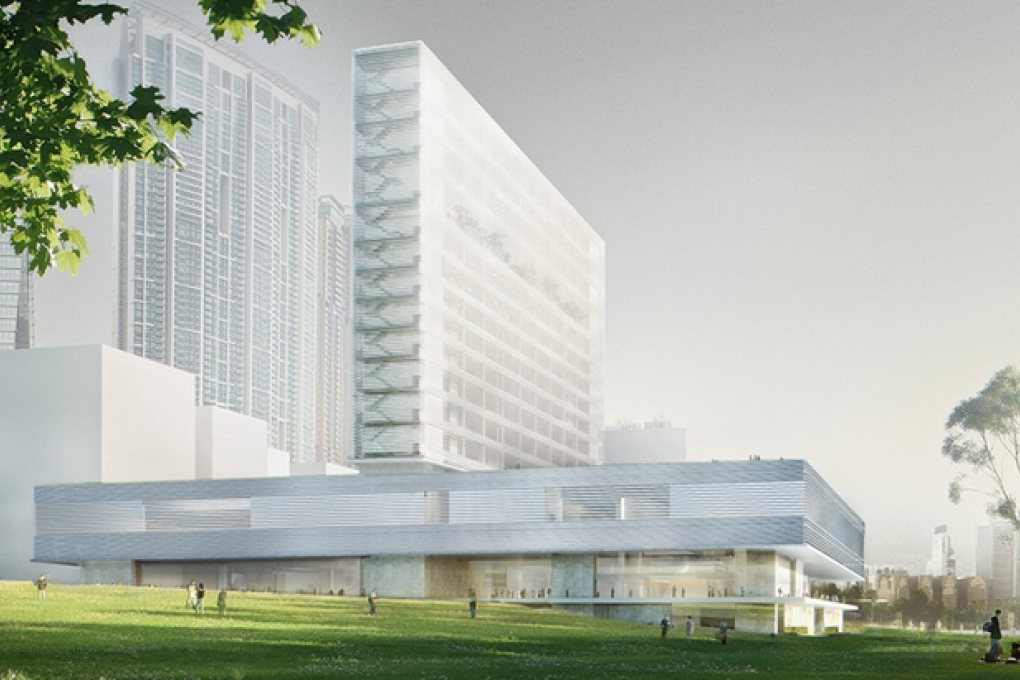 A photo from the official West Kowloon website shows the Building M+ design. Photo: SCMP