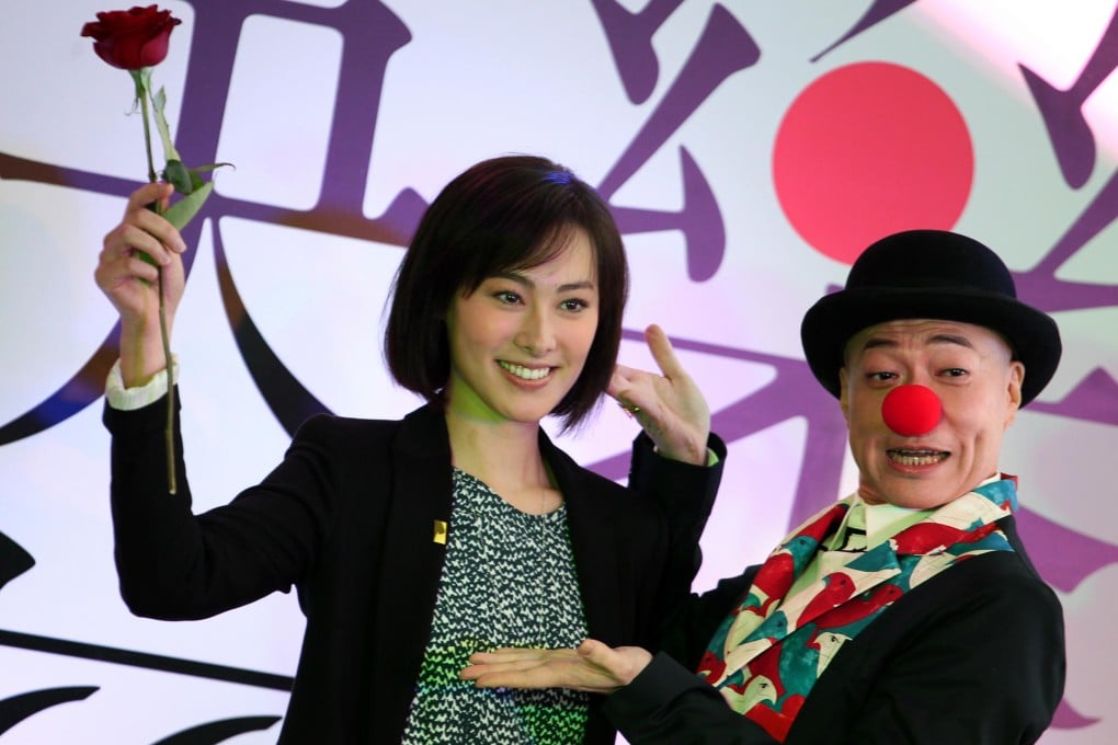 Isabella Leong (left) will be performing with Jim Chim in the stage comedy Sign of Happiness. Photo: Felix Wong