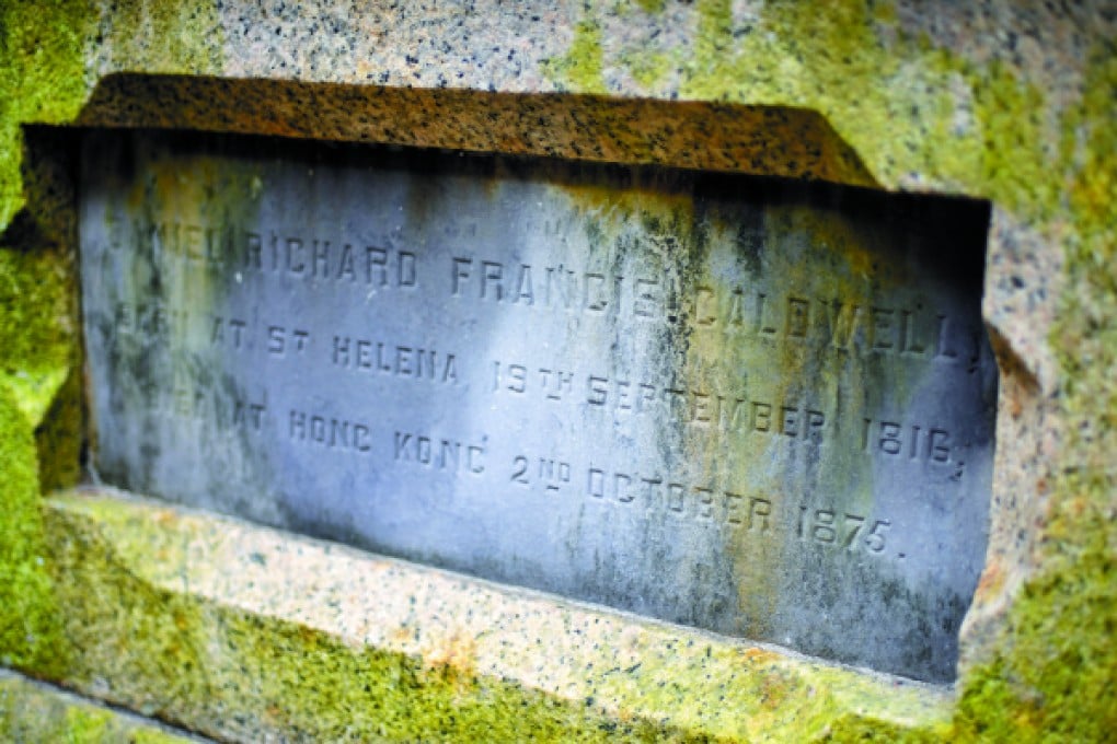 An inscription on Daniel Caldwell’s grave. Photos: Antony Dickson; David Wong; SCMP; Hop Yat Church