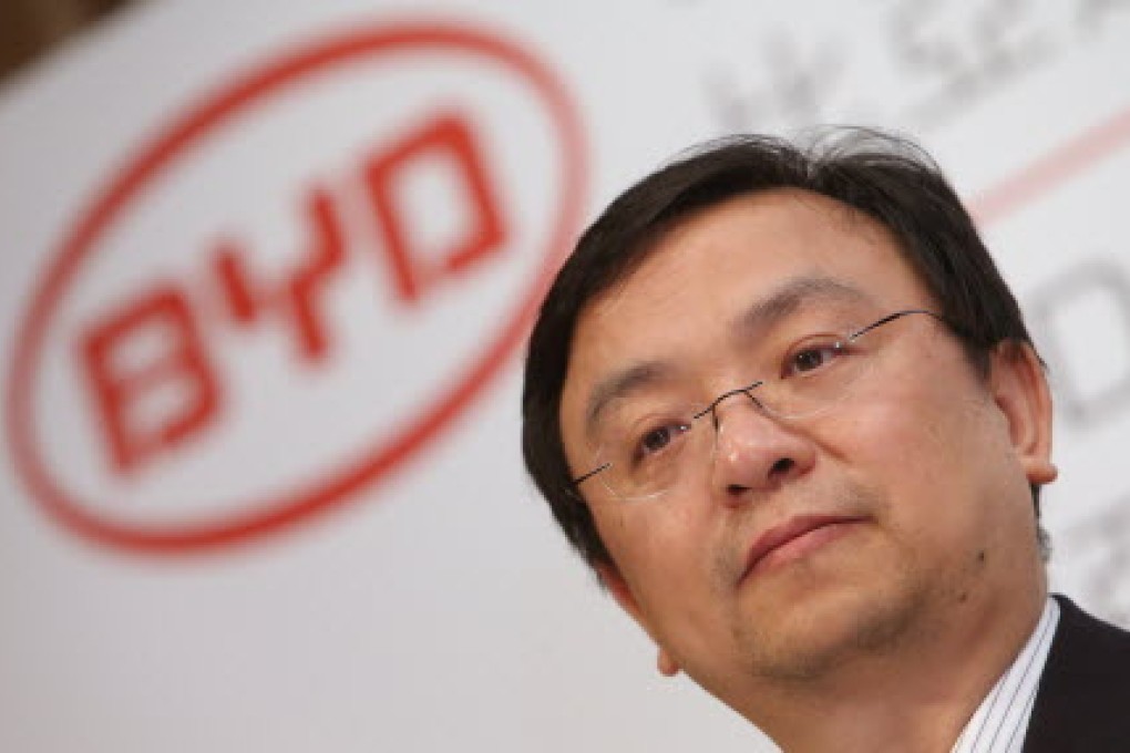 Wang Chaunfu of BYD. Photo: Sam Tsang