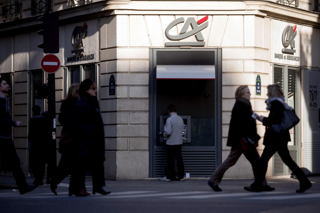 Credit Agricole's shares declined less than 0.1 per cent in Paris trading yesterday, keeping gains over the past 12 months at 49 per cent and valuing the company at €27 billion.