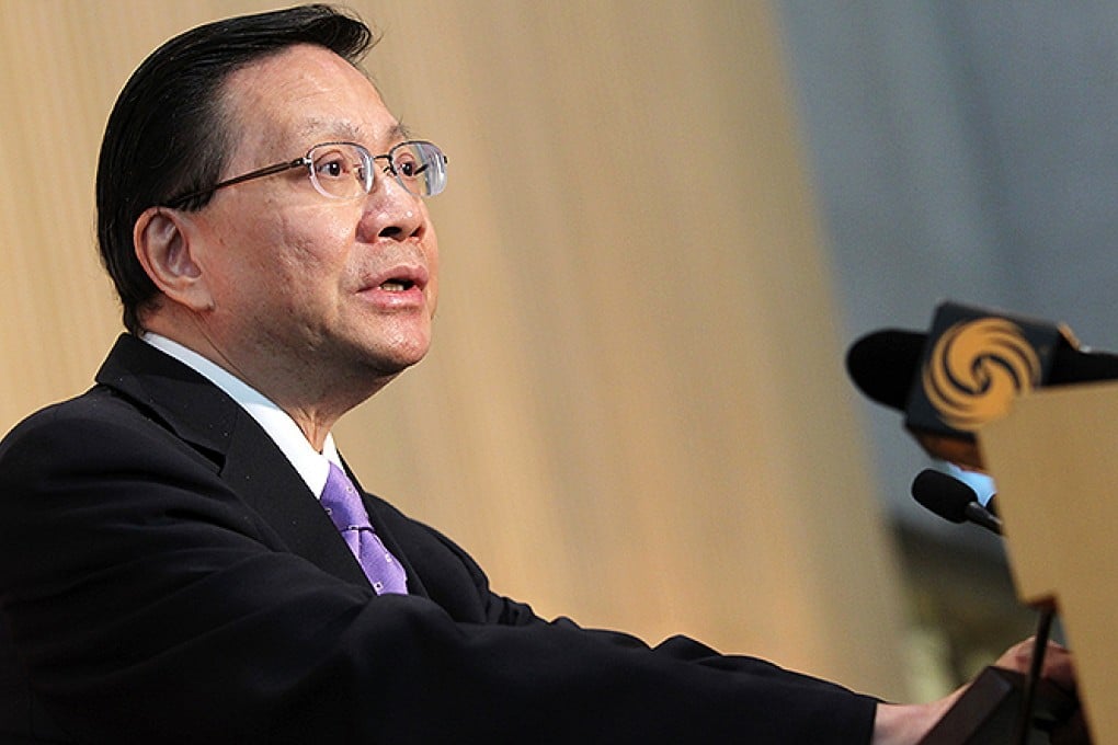 Secretary for Transport and Housing Professor Anthony Cheung Bing-leung. Photo: Sam Tsang