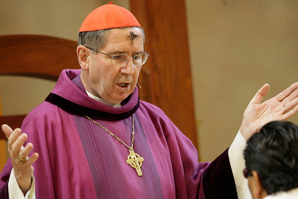 Cardinal Roger Mahony, the former archbishop for the Los Angeles, who victims accuse of shielding members of the clergy. Photo: AP