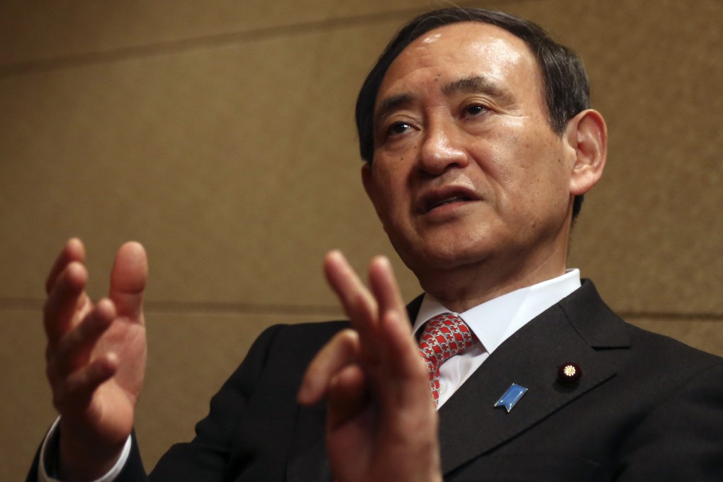 Japan's Chief Cabinet Secretary Yoshihide Suga said Japan would consider verifying the authenticity of the interviews with 16 South Korean women who said they were forced to serve as prostitutes for Japan’s wartime military. Photo: Reuters