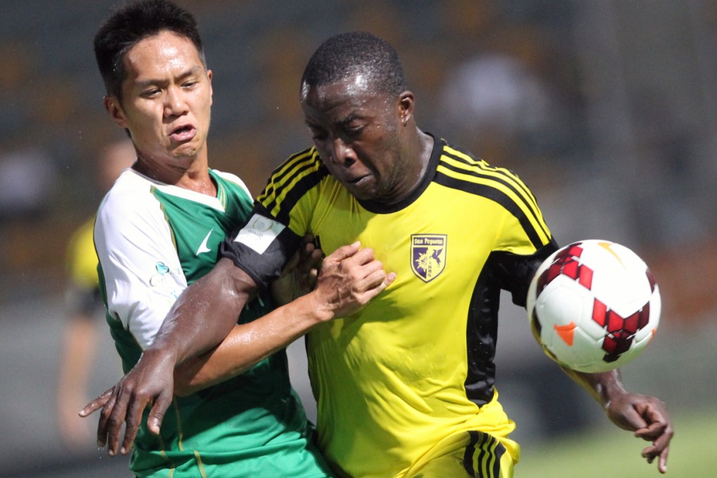 Ricky Li Chun-yip in action for Happy Valley, which has been thrown into uncertainty following the HKFA's ban for the rest of the season. Photo: K. Y. Cheng