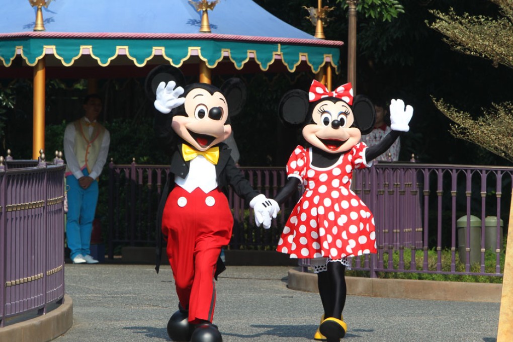 Mickey and Minnie at HK Disneyland. Photo: SCMP