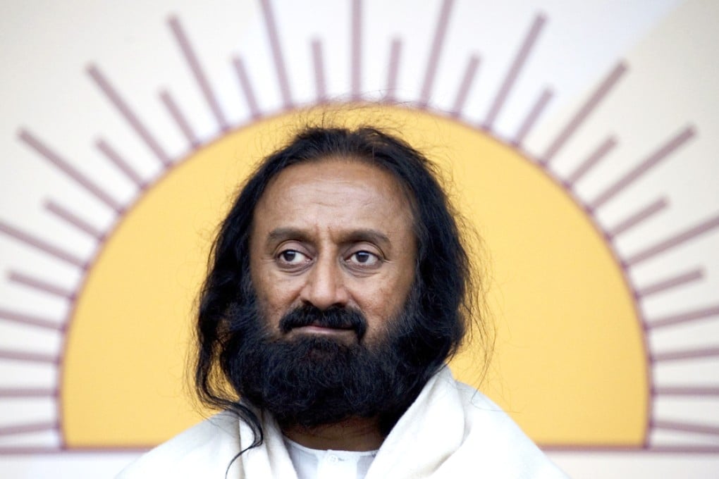 Indian spiritual leader Sri Sri Ravi Shankar at the World Culture Festival in Berlin in 2011. Photo: AFP