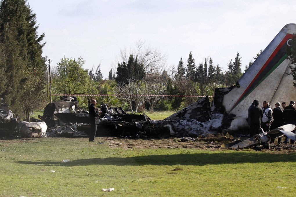 Plane crash site. Photo: Reuters