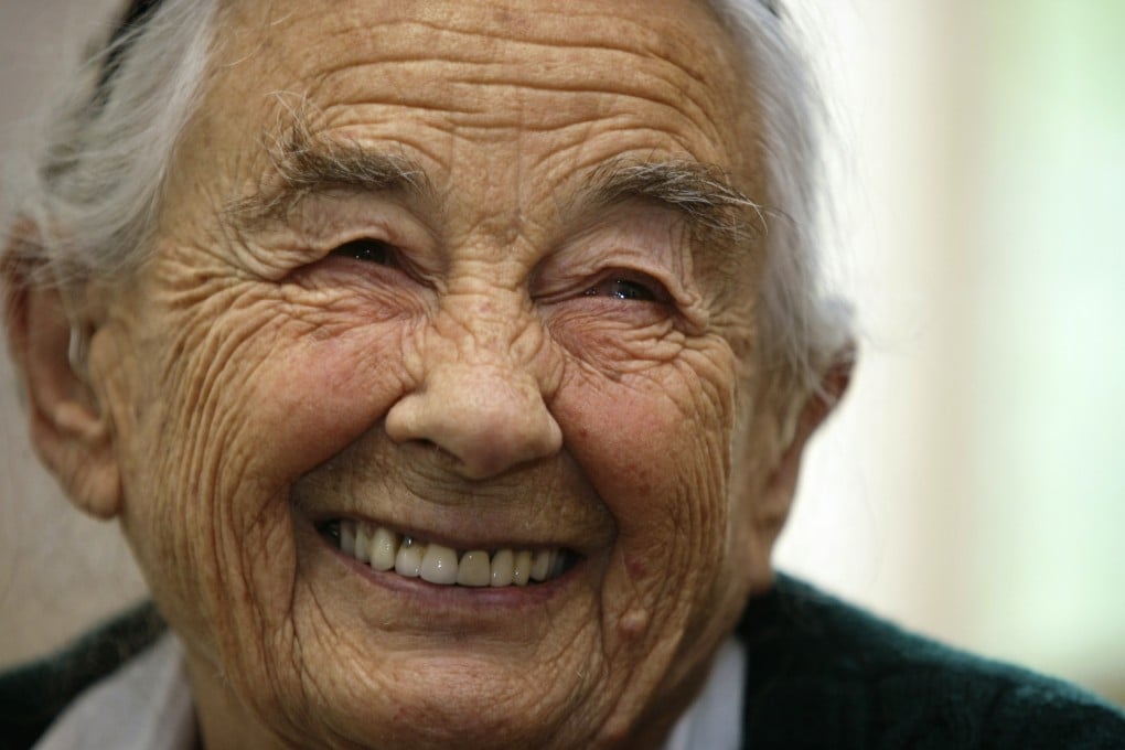 Maria von Trapp during an interview in her former home Villa Trapp in Salzburg. Photo: Reuters