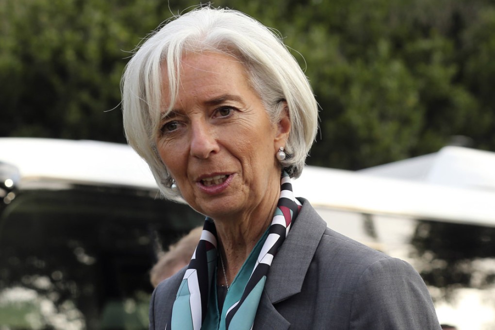 International Monetary Fund Managing Director Christine Lagarde. Photo: AP