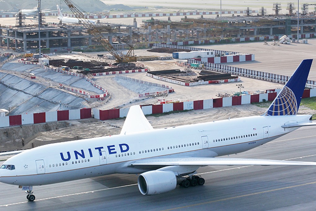 A United Airlines flight from Hong Kong to San Francisco was cancelled on Monday after the pilot and two co-pilots were injured in a road traffic accident. Photo: Nora Tam