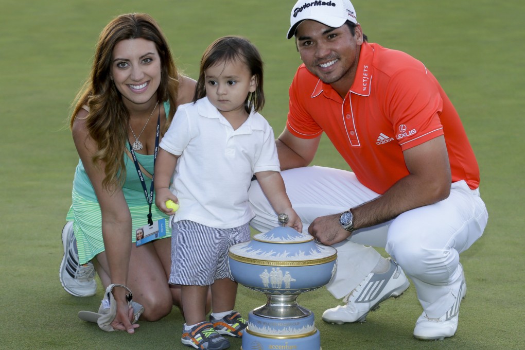 Jason Day with his family and trophy. Photos: AP
