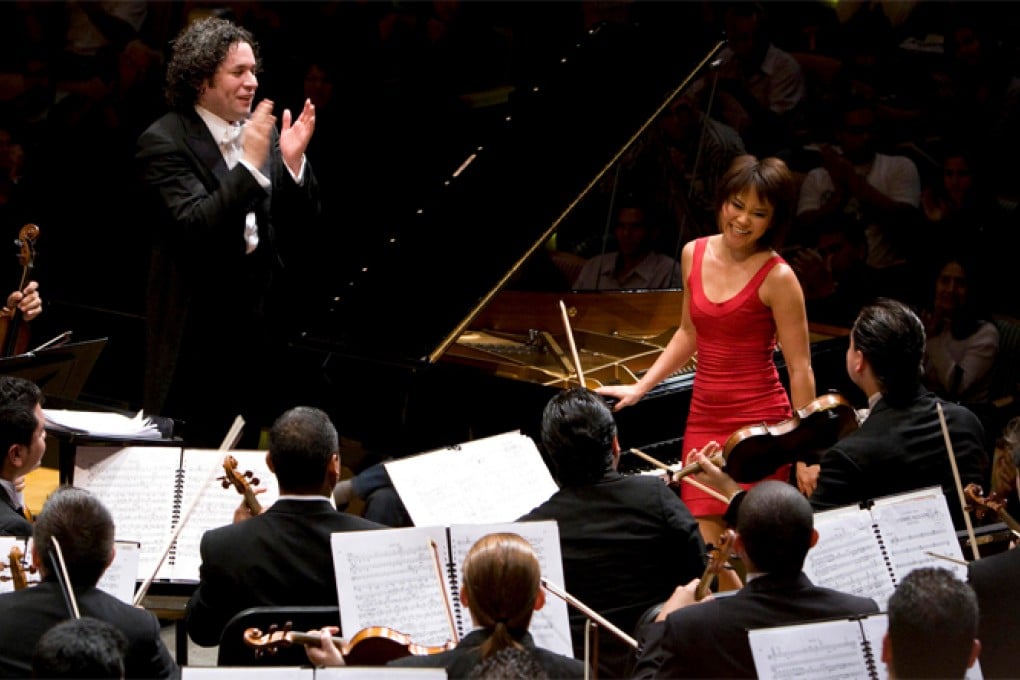 Moments of brilliance are born from pre-concert nerves, Wang says, but “it’s not something I’m in control of”. Photo: Nohely Oliveros / Deutsche Grammophon