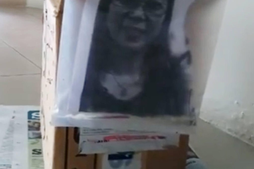 The package that was left at the office. Photo: SCMP Pictures