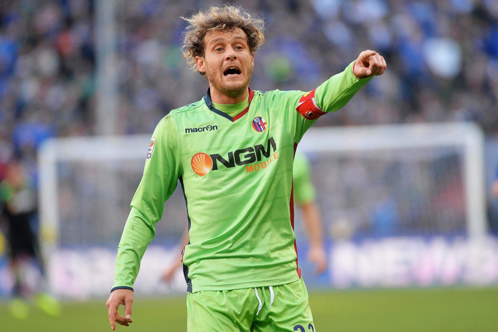 Italian playmaker Alessandro Diamanti, formerly with Bologna, will be a key man for Guangzhou Evergrande this season. Photo: EPA