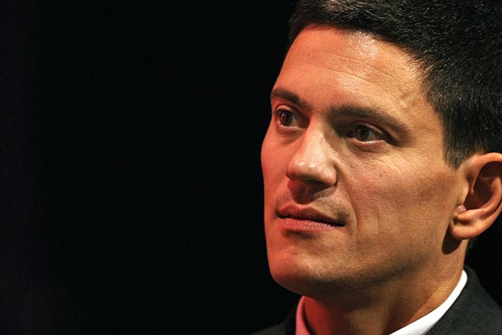 Co-chair of the Global Oceans Commission and Britain's former foreign secretary David Miliband. Photo: Reuters