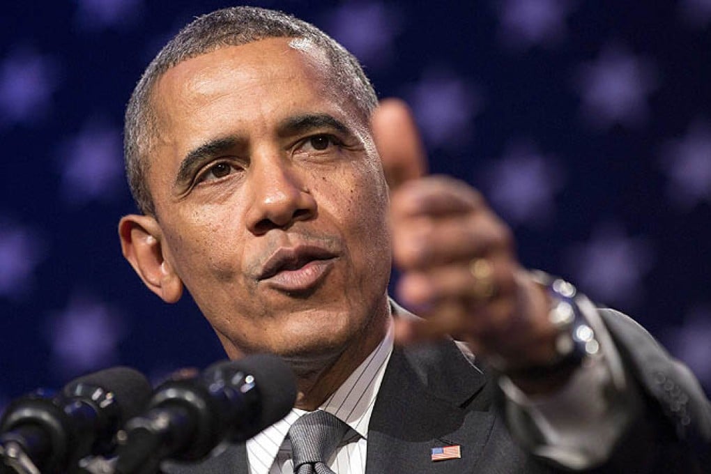 US President Barack Obama speaking in Washington on Tuesday. Photo: Reuters