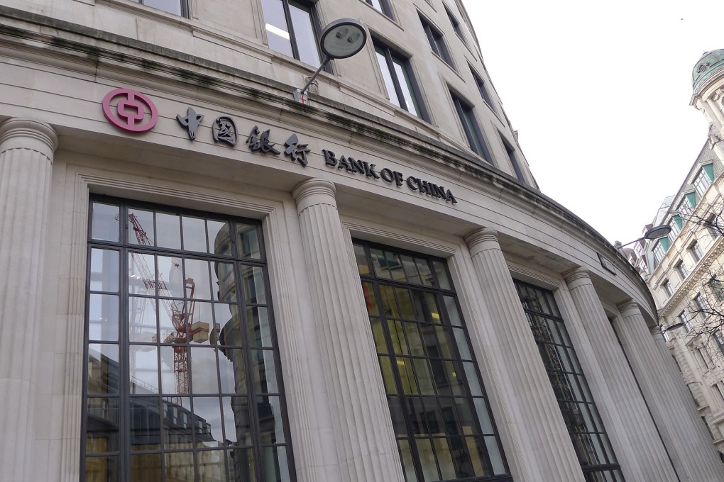 Bank of China (UK) in London is one of 145 branches of foreign banks in Britain. Photo: Enoch Yiu